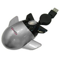 Airplane Computer Mouse w/ Retractable Cable